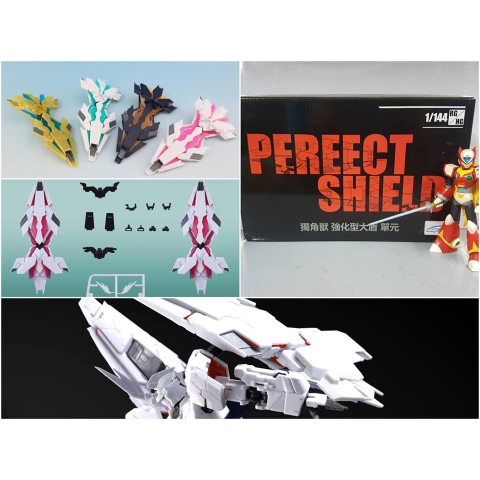 PHụ kiện lắp ráp EW RG HG khiên Perfect DE Shield *2 - Unicorn Banshee Phenex Gundam