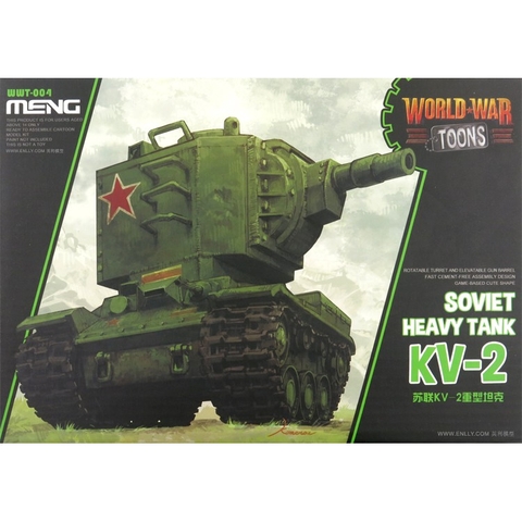 Mô hình lắp ghép Tanks KV-2, World war toons