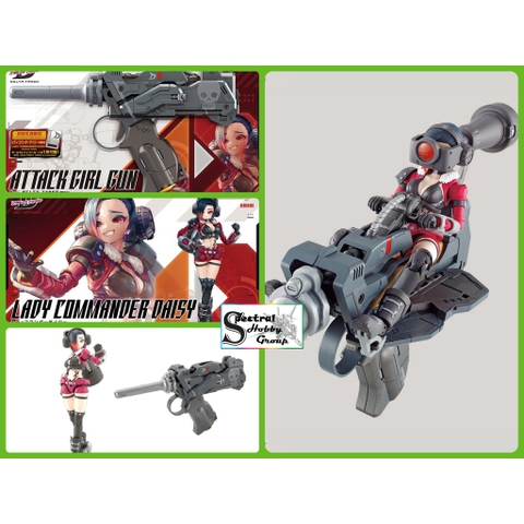 Mô hình lắp ráp Girl Gun Lady Delta Tango Lady Commander Daisy Attack girl gun - GGL Bandai
