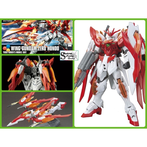 Mô hình lắp ráp HG 1/144 BF Wing Gundam Zero Honoo HGBF BANDAI