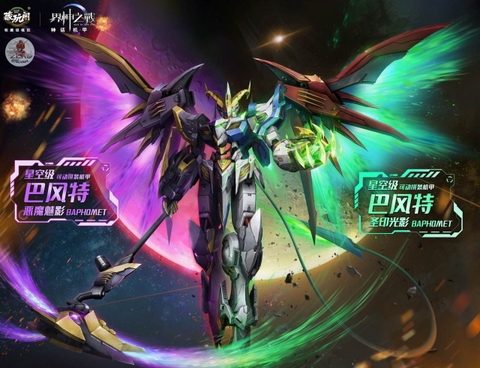 Mô hình lắp ráp 1/100 Baphomet Holy Light & Shadow metal frame War of the God Cang-Toys