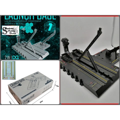 Đế giá đỡ mô hình Action Launch Base Launcher 2in1 cho MG HG RG các loại