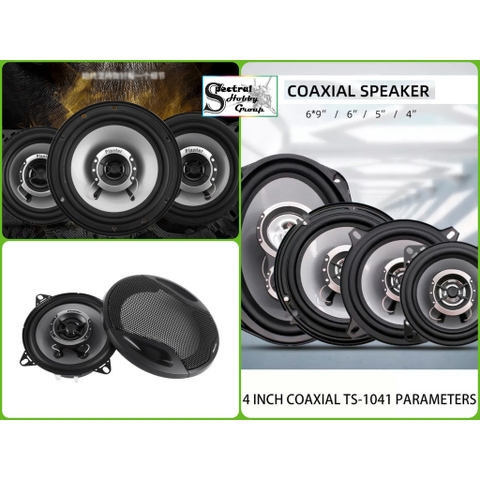 Cặp loa đồng trục 25W - 250W Coaxial speakers 4 5 inch professional 2 ways speakers with tweeter Pcinener