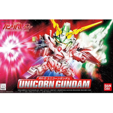 Mô hình lắp ráp SD Unicorn Gundam - Bandai