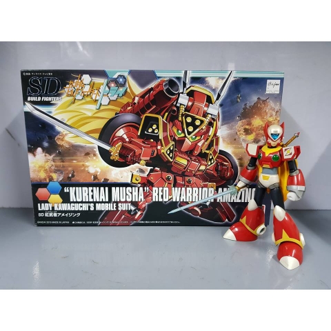 Mô hình lắp ráp SD BF Red Warrior Amazing gundam bandai