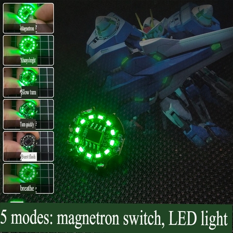 Đèn LED từ tính chạy xoay 4 lighting mode cho MG GN Drive magnetic control quantum rotating WS50