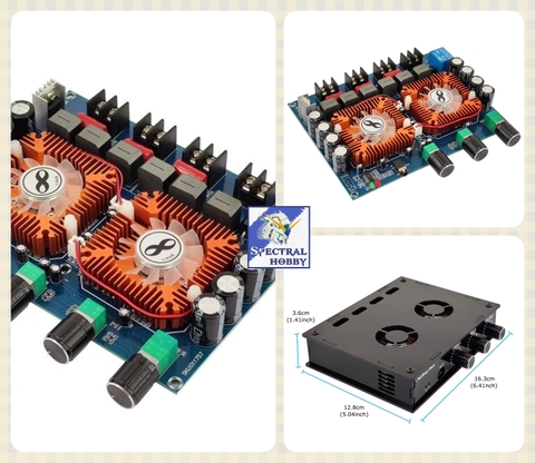 Mạch khuếch đại âm thanh TDA7498E 2.1 kênh 2* 160W + 220W bluetooth 5.0 chất lượng cao Digital Audio Amplifier