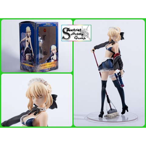 Mô hình tĩnh Figure FGO Rider Altria Saber Alter Pendragon 1/7 Summer Rider mode black maid Fate - Xinhao