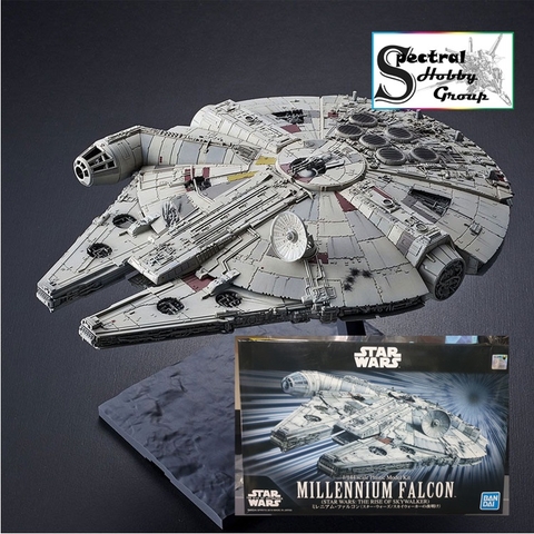 Mô hình lắp ráp Star Wars 1/144 Millennium Falcon Rise of Skywalker - Bandai