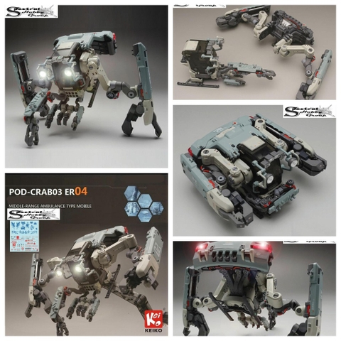 Mô hình lắp ráp Space Pod Crab 03 ER04 ER05 ER06