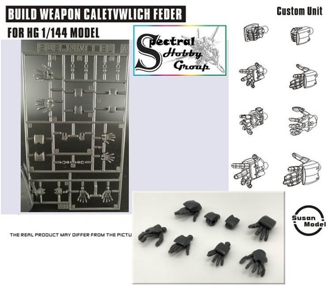 Bộ tay tĩnh Hand cho MG 1/100 HG RG 1/144 gundam barbatos SUSAN
