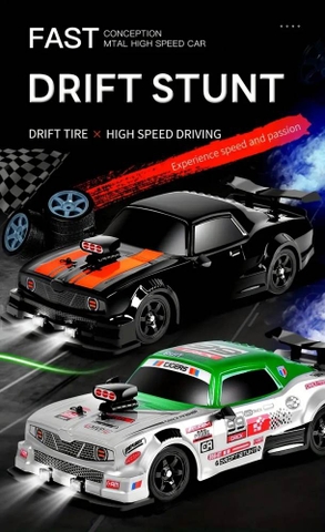 Ô tô điều khiển RC Car Drift 1/16 4WD 18KM/H High Speed Spray System Racing Rally