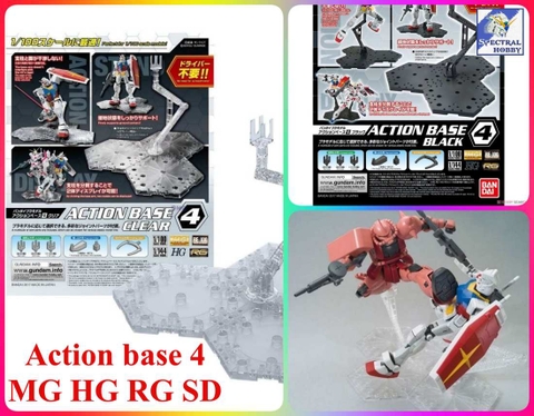 Giá đỡ đế trưng mô hình ACTION BASE 4 BANDAI 1/100 MG HG RG SD
