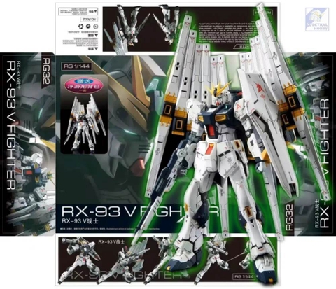 Mô hình lắp ráp RG 1/144 Nu gundam RX93 Double Fin Funnel - Gaogao model