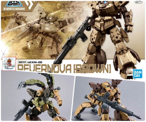 Mô hình lắp ráp 30MM 1/144 bEXM-28 Revernova (Brown) - Bandai
