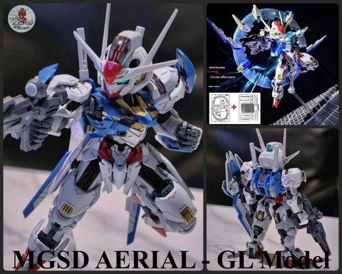 Mô hình lắp ráp MGSD Aerial - GL MODEL (Base+Effect+decal)