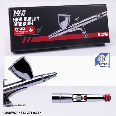 Bút sơn mô hình MADWORK 0.3mm Pen Airbrush M201+ EX plus Madworks HIGH QUALITY