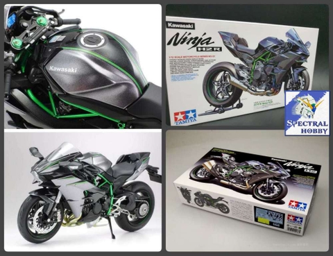 Mô hình lắp ráp Moto Tamiya 1/12 Kawasaki Ninja H2R Motorcycle Series No. 131