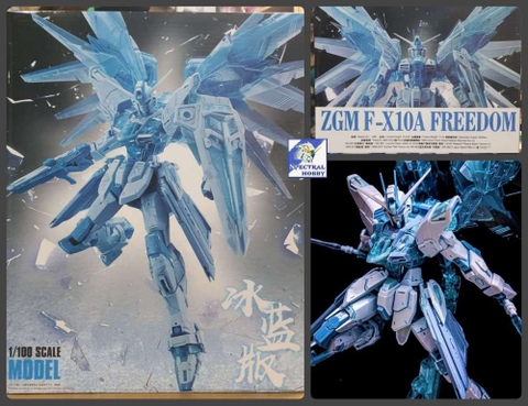 Mô hình lắp ráp Mg 1/100 Freedom 2.0 Glacier Ice Blue Cross Contrast Color