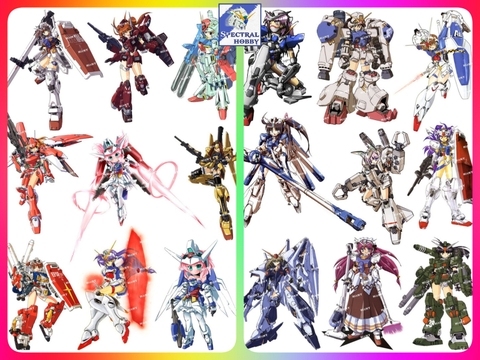 Decal lụa silk sticker F0322-03/04 gundam Cartoon Animation cho Laptop Mobile Phone vật dụng