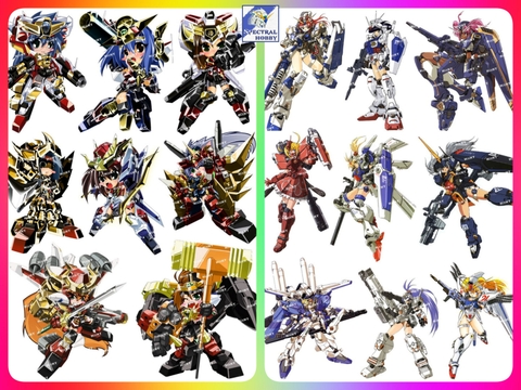 Decal lụa silk sticker F0322-01/02 gundam Cartoon Animation cho Laptop Mobile Phone vật dụng