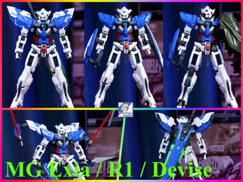 Mô hình lắp ráp MG 1/100 gundam Exia - Devise - repair R1 WG model