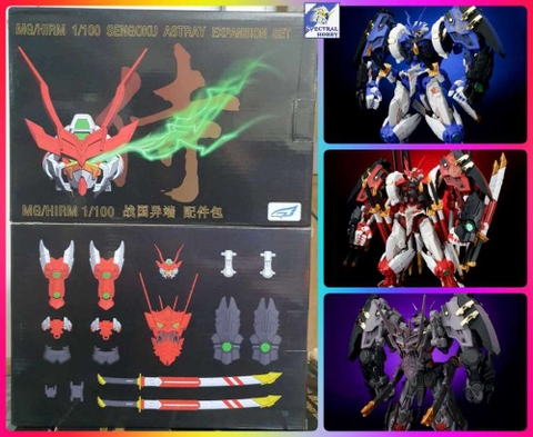 Phụ kiện lắp ráp EW Sengoku Astray Set cho MG HIRM 1/100 Red Blue Noir
