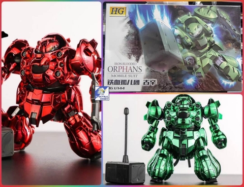Mô hình lắp ráp HG 1/144 Gusion IBO Electroplating Metallic Green Red color - Star model