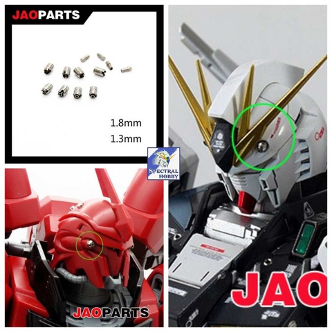 Ốc độ mô hình Metal part Vulcan Cannon gundam custom tool Hobby