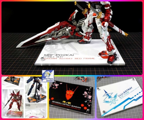 Chân đế action base mica logo Astray Red Blue Sengoku PG MG HG RG SD các loại