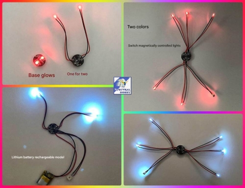 Magnetic Led từ tính độ mô hình gundam, figure nhiều mode sáng