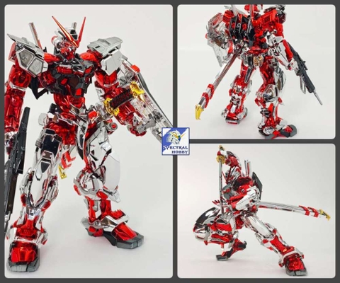 Mô hình lắp ráp MJH MG 1/100 Astray Red Frame HIRM style mạ điện metallic electroplate