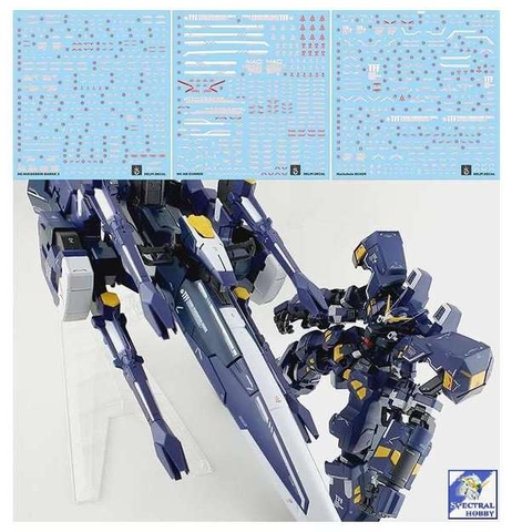 Decal nước dán mô hình HG Huckebein MK-3 Am Gunner Boxer water sticker