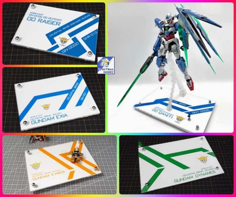 Đế giá đỡ action base MICA Exia Dynames Kyrios 00 Raiser 7s Virute Amazing Dark master gundam MG HG RG các loại