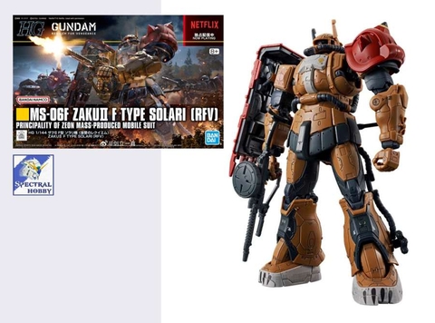Mô hình lắp ráp HG 1/144 Zaku II 2 F Type Solari RFV Requiem Vengeance - Bandai