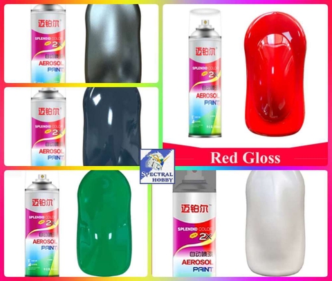 Sơn xịt các màu siêu bóng anti-rust Pearl Ngọc trai Red Green Yellow Black White ... color spray paint