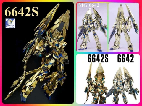 Mô hình lắp ráp MG 1/100 Phenex NT Shield Tail 6642S Electroplate Coating 6642 gundam Daban