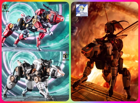 Mô hình action figure 86TOYS Battlefield Mechanical Beast 1/12 Soldier Wolf Mount KH-01