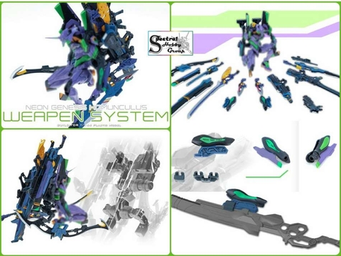 Phụ kiện mô hình Balo vũ khí đa năng Homuculus Weapon system cho EVA Evangelion Neon Genesis