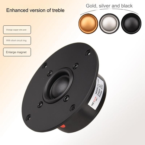 Loa treble HIFI DIY Fever silk membrane 4-inch tweeter unit enhanced D1-103S anti magnetic Speaker