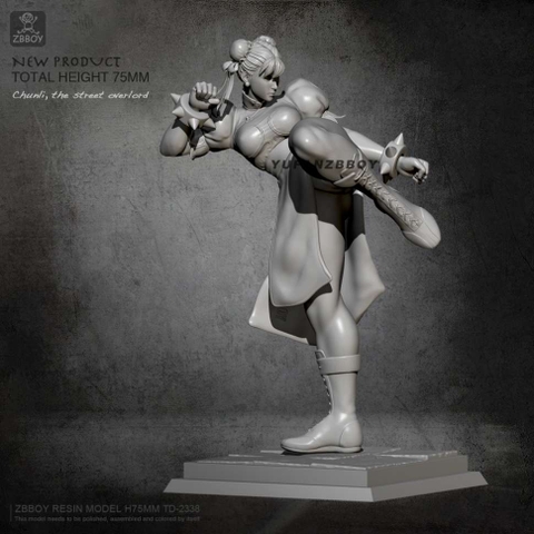 Mô hình Resin Chunli Chun-li Street Fighter 75mm TD2338