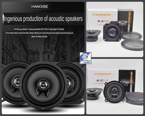 Loa HANOISE Đồng trục 25W - 250W Coaxial speakers 4 5 6 inch professional 2 ways tweeter