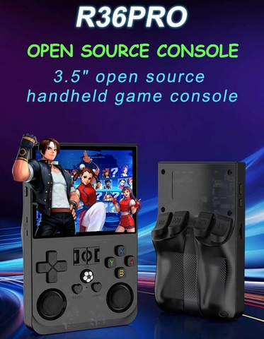 Máy chơi game R36 PRO - Retro Handheld Console 3.5 Inch Screen