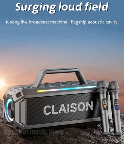 Loa Bluetooth Không Dây CLAISON T91 Karaoke Wireless Bluetooth Speaker Professional Charging Portable