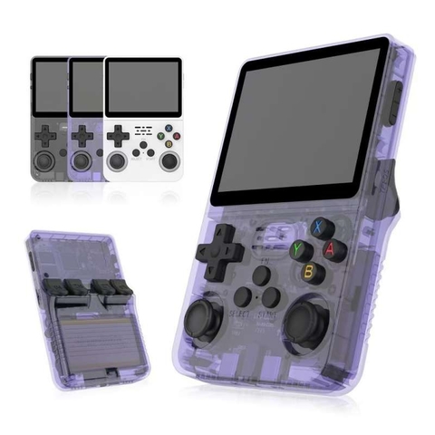 Máy chơi game R36S Retro Handheld Console 3.5 Inch IPS Screen ArkOS 2.0
