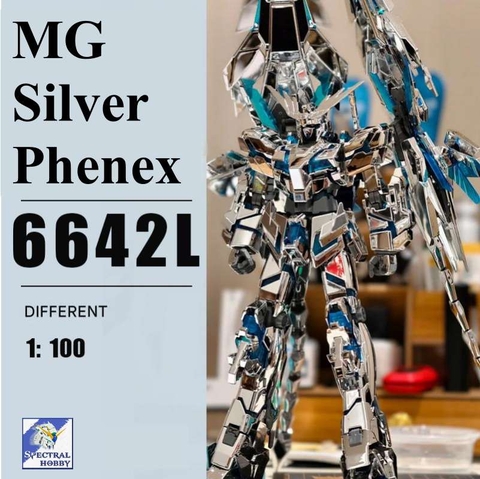 Mô hình lắp ráp MG 1/100 Silver Phenex NT special coating 6642L gundam Daban