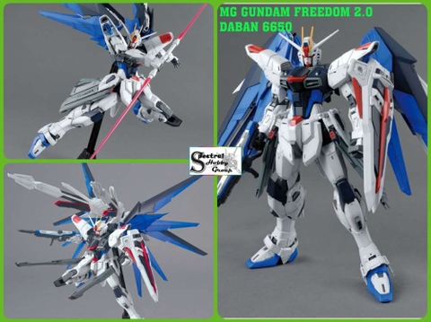 Mô hình lắp ráp MG 1/100 Gundam Freedom 2.0 6650 - Daban
