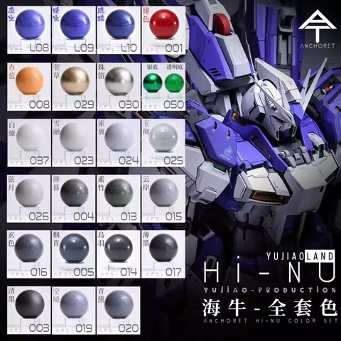 Sơn mô hình Anchoret 023 - 037 HI Nu paint color Light White / Gray series