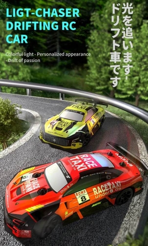 Ô tô điều khiển RC Car Drift 1/24 Light Chaser Drift 4WD 2.4G JJRC Q165 Colorful Lighting