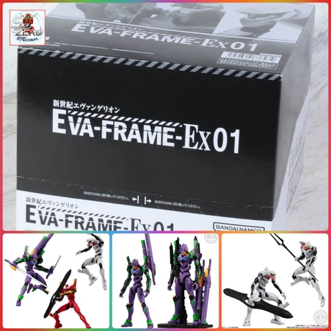 Mô hình lắp ráp Eva Frame EX: Neon Genesis Evangelion (Set of 8) Shokugan BANDAI